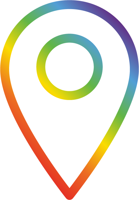 Map Pin_Rainbow Map Pin Icon