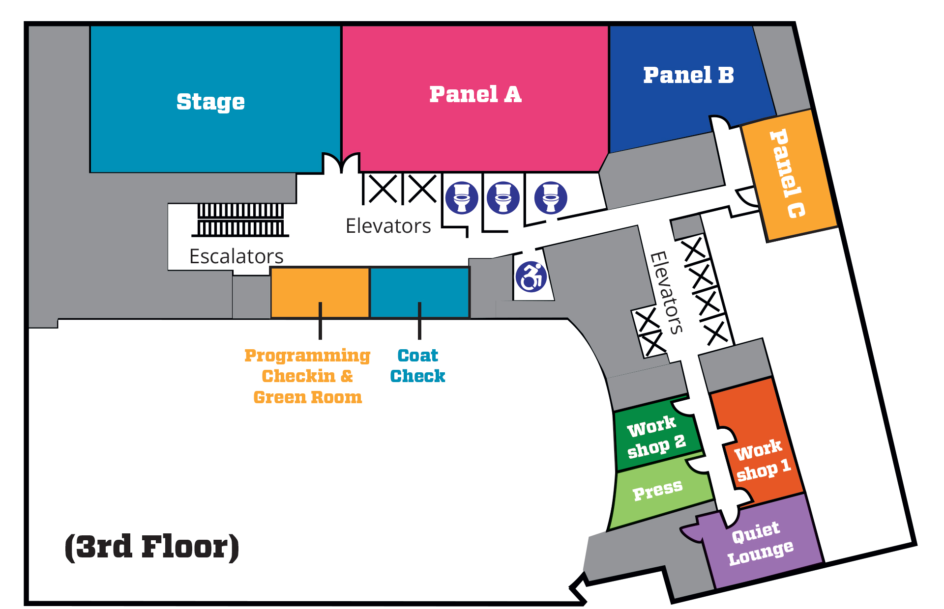 3rd Floor Map