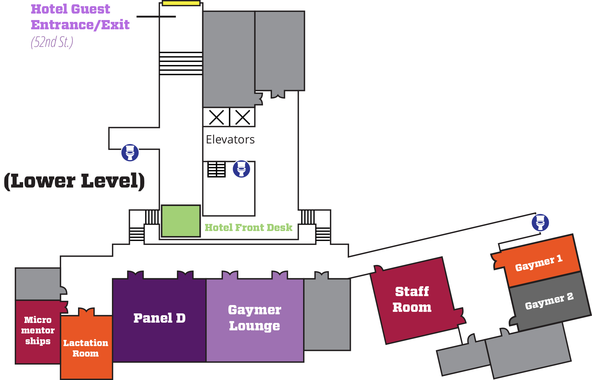 Lower Level Map