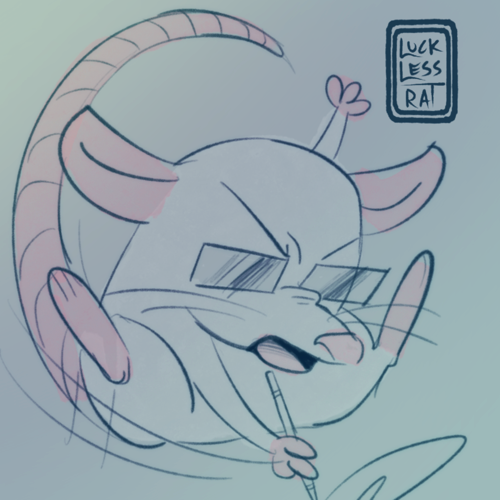 LucklessRat Illustration