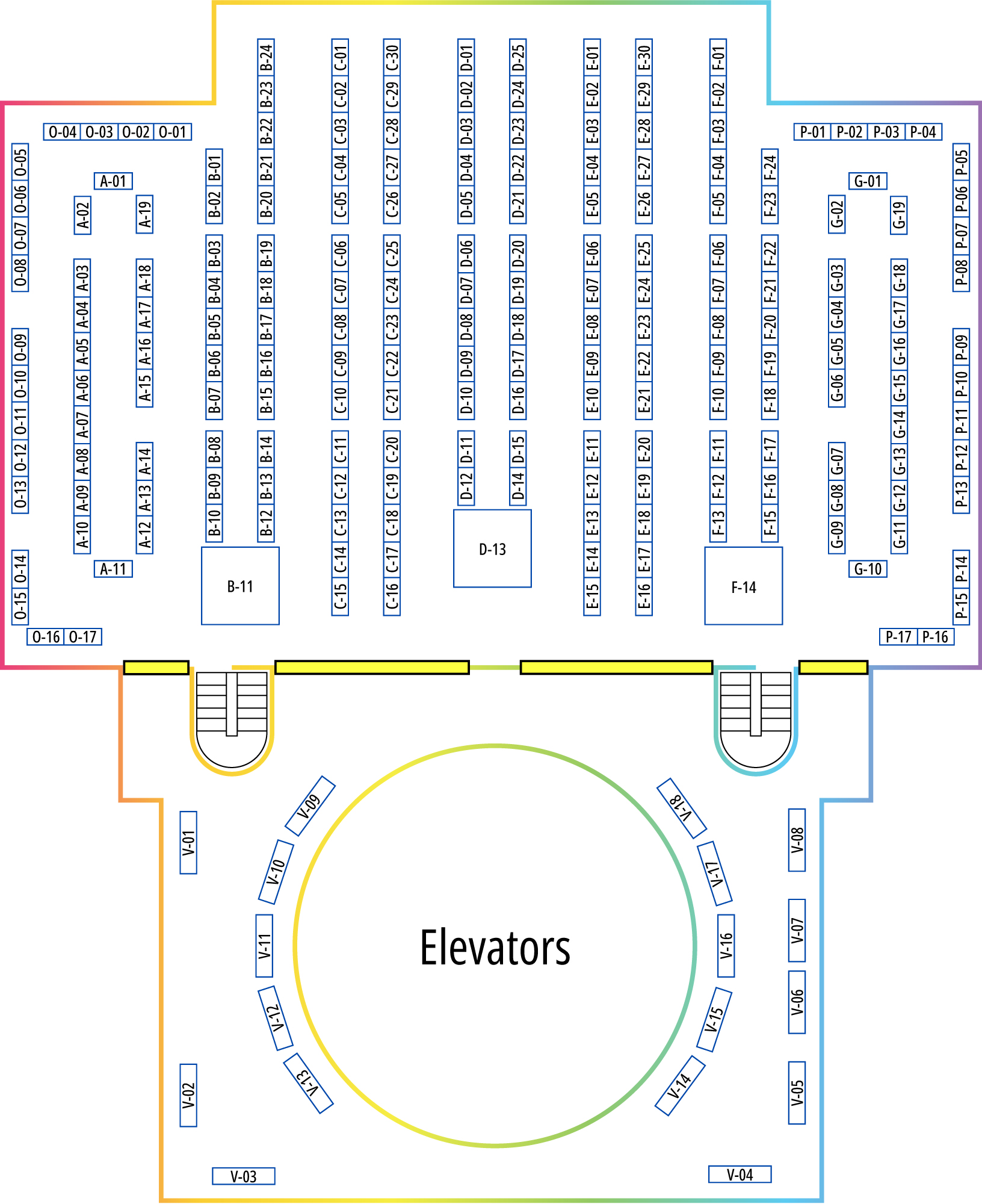 Sixth Floor Venue Map