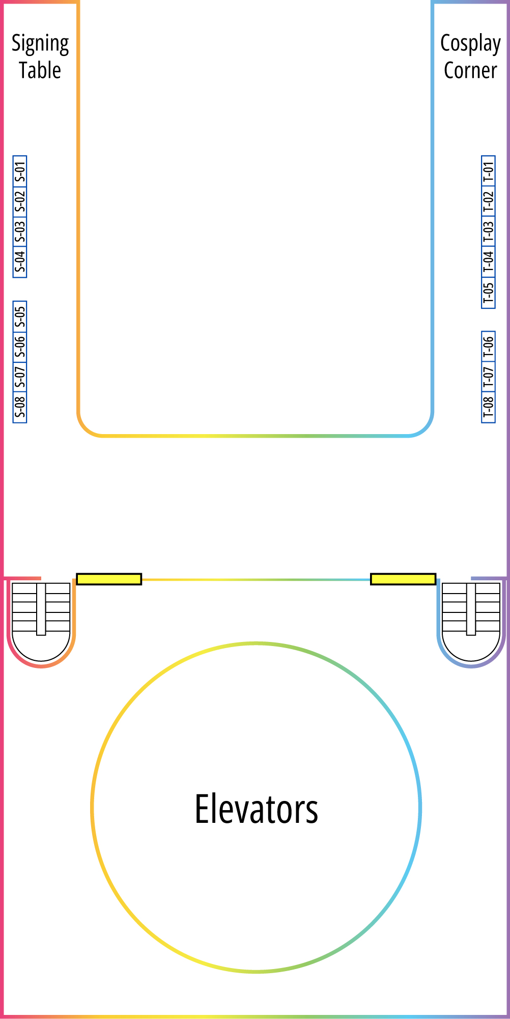 Seventh Floor Venue Map